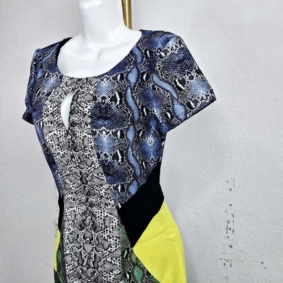 New BCBGMaxAzria Chole Multi-Color Snake Print - Picture 5 of 11